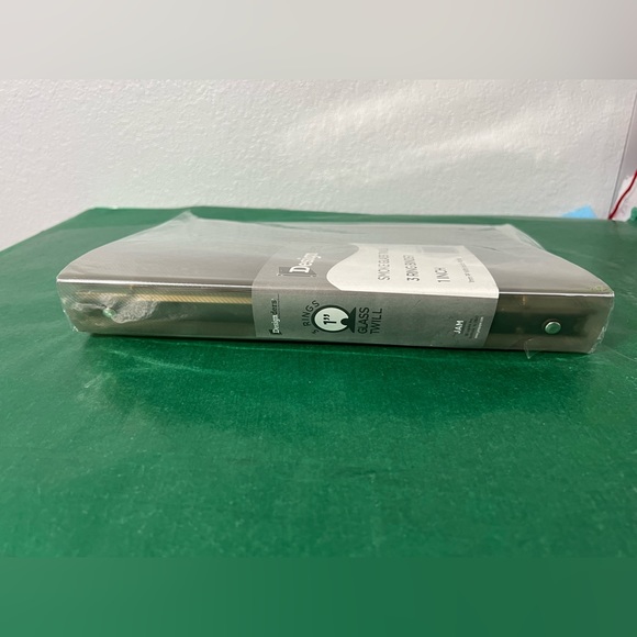 JAM Paper Designders 1" 3-Ring Flexible Poly Binder, Smoke Glass Twill - Picture 2 of 3